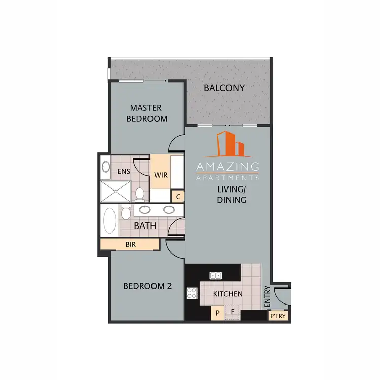 Floorplan of Homely apartment listing, 3 Harrys Road, Taringa QLD 4068