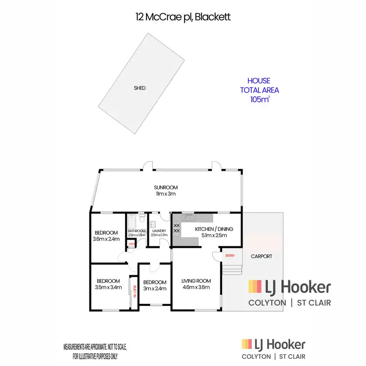 Floorplan of Homely house listing, 12 McCrae Place, Blackett NSW 2770