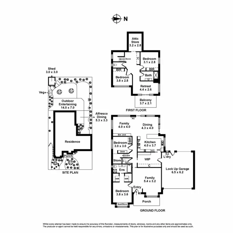Floorplan of Homely house listing, 18 Gowrie Court, Seabrook VIC 3028