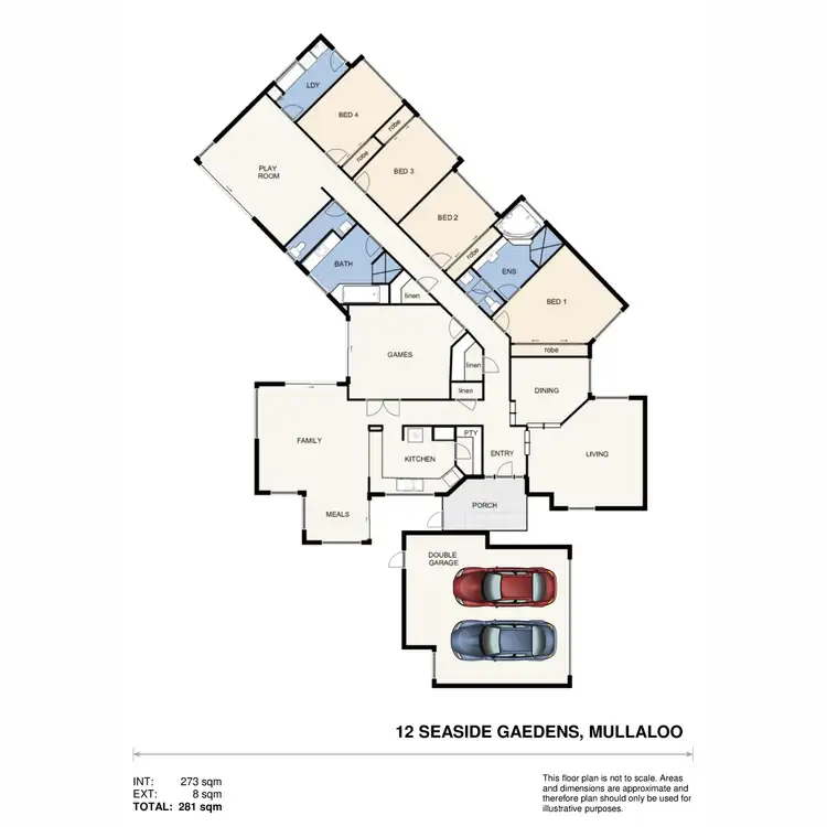 Floorplan of Homely house listing, 12 Seaside Gardens, Mullaloo WA 6027