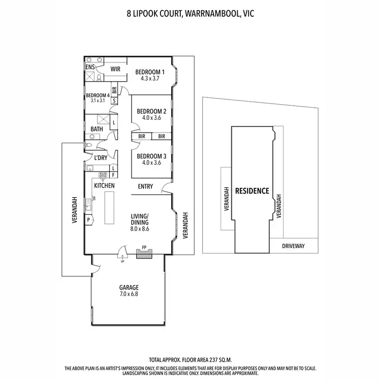 Floorplan of Homely house listing, 38/40 Lipook Court, Warrnambool VIC 3280