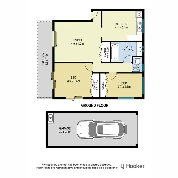 Floorplan of Homely unit listing, 3/485 Rode Road, Chermside QLD 4032