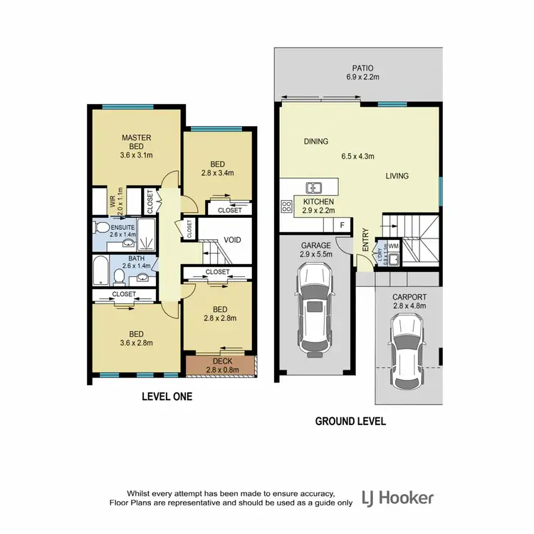 Floorplan of Homely townhouse listing, 41/25 Northmarque Street, Carseldine QLD 4034