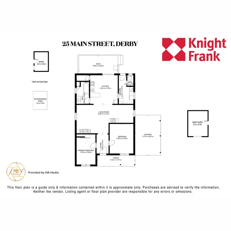 Floorplan of Homely house listing, 25 Main Street, Derby TAS 7264