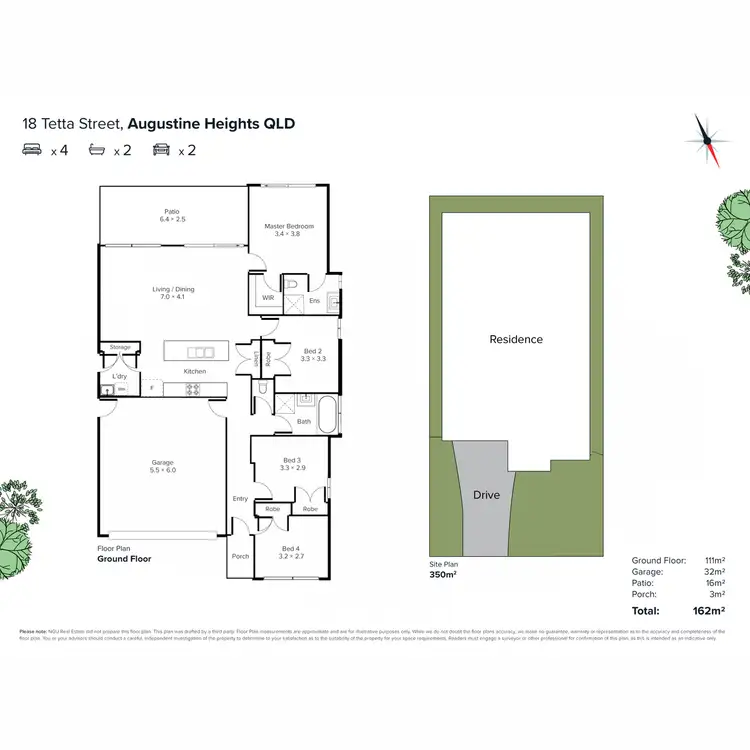 Floorplan of Homely house listing, 18 Tetta Street, Augustine Heights QLD 4300