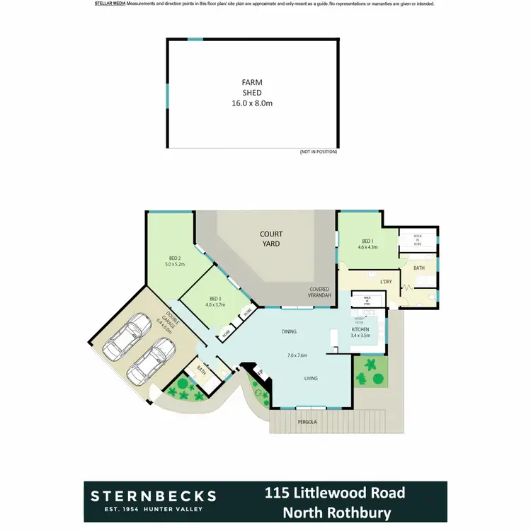 Floorplan of Homely rural property listing, 115 Littlewood Road, North Rothbury NSW 2335