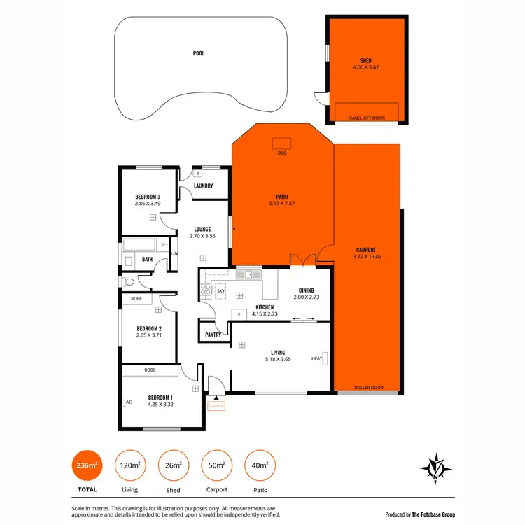 Floorplan of Homely house listing, 8 Artarki Avenue, Kidman Park SA 5025