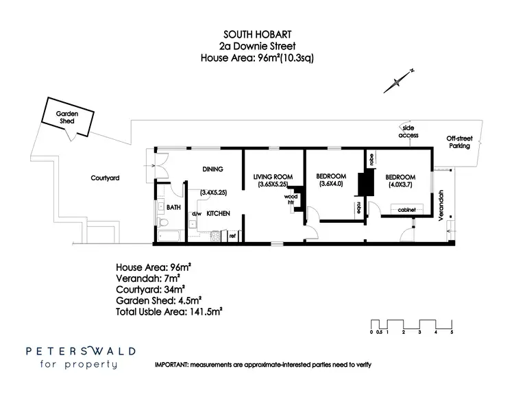 Floorplan of Homely house listing, 2a Downie Street, South Hobart TAS 7004