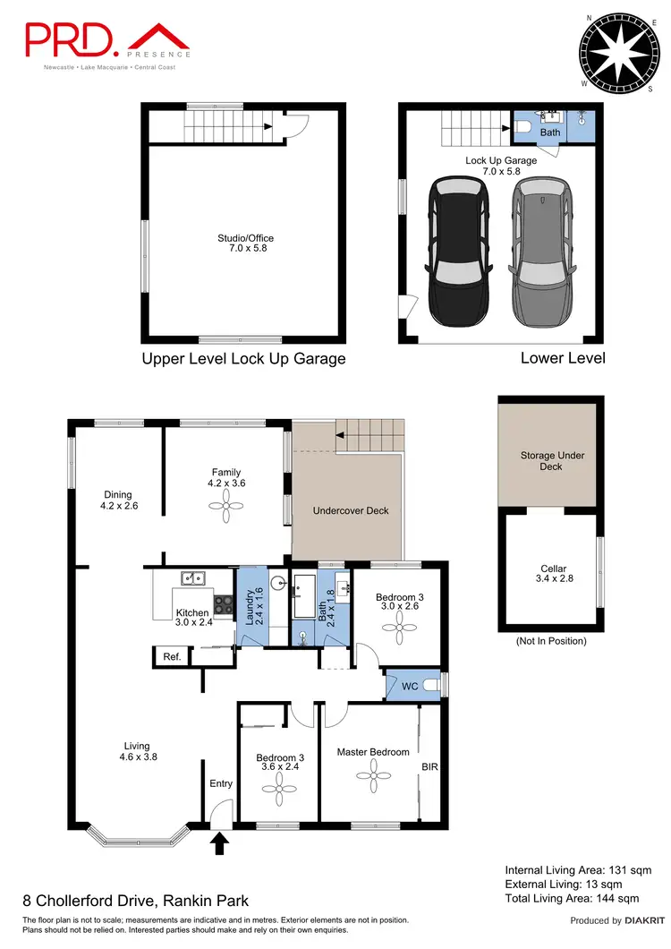 Floorplan of Homely house listing, 8 Chollerford Drive, Rankin Park NSW 2287
