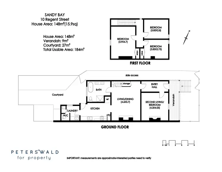 Floorplan of Homely house listing, 10 Regent Street, Sandy Bay TAS 7005
