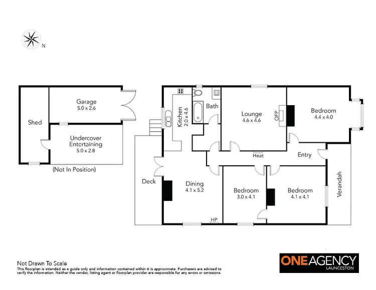 Floorplan of Homely house listing, 21 David Street, Newstead TAS 7250