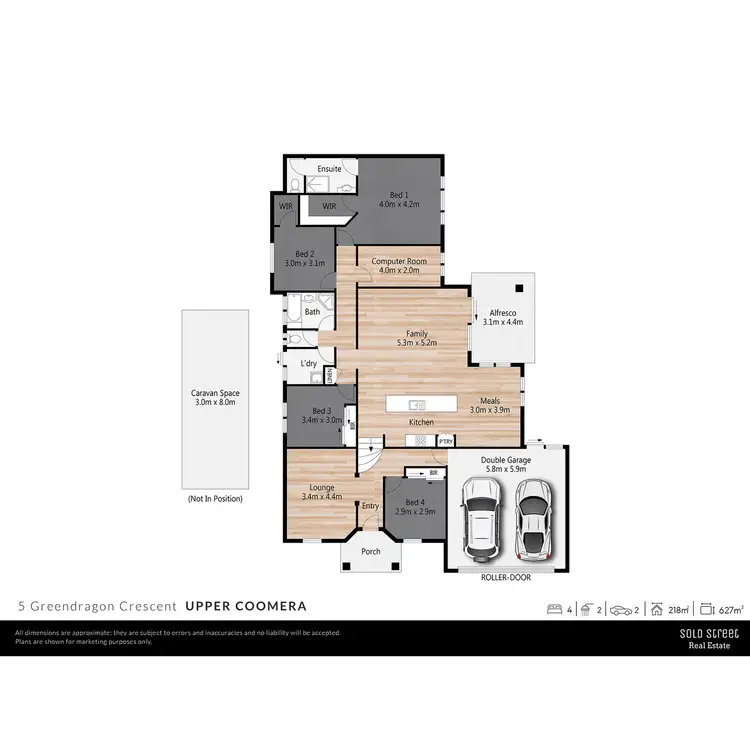 Floorplan of Homely house listing, 5 Greendragon Crescent, Upper Coomera QLD 4209