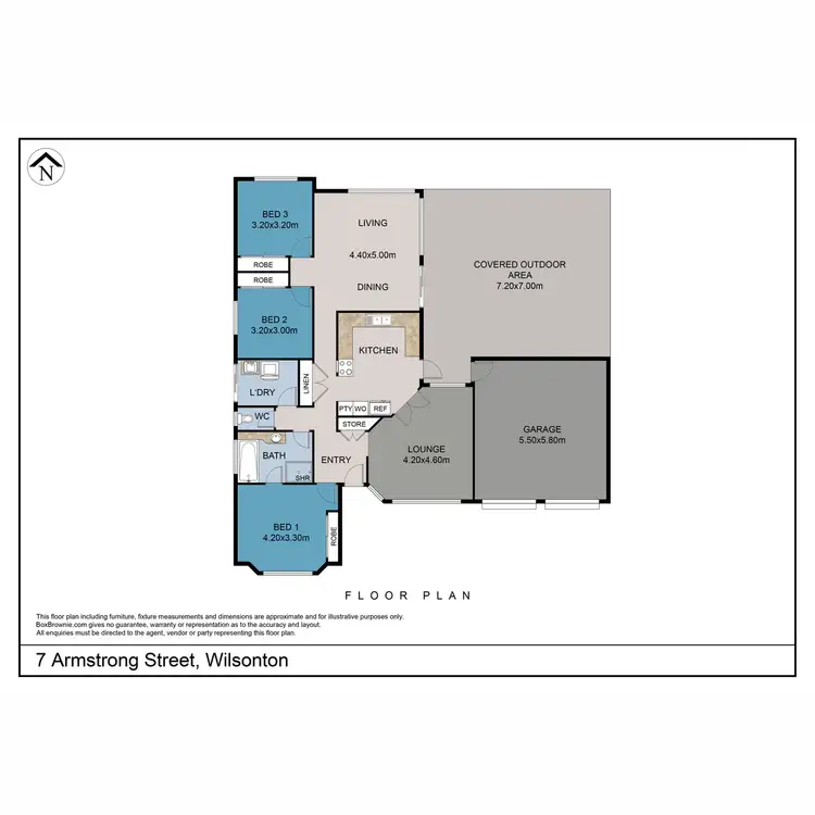 Floorplan of Homely house listing, 7 Armstrong Street, Wilsonton QLD 4350