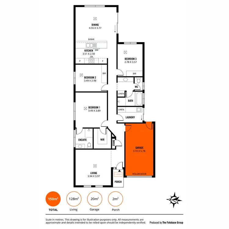 Floorplan of Homely house listing, 14 Nova Defense Drive, Seaford Meadows SA 5169