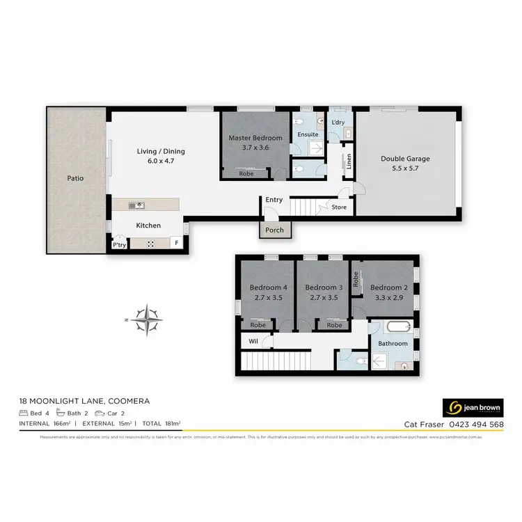 Floorplan of Homely house listing, 18 Moonlight Lane, Coomera QLD 4209