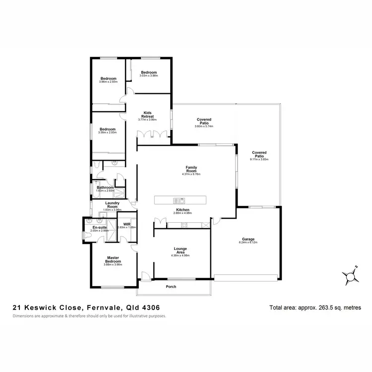 Floorplan of Homely house listing, 21 Keswick Close, Fernvale QLD 4306