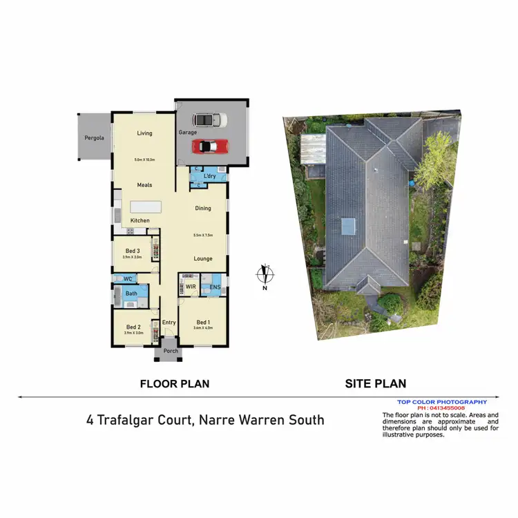 Floorplan of Homely house listing, 4 Trafalgar Court, Narre Warren South VIC 3805