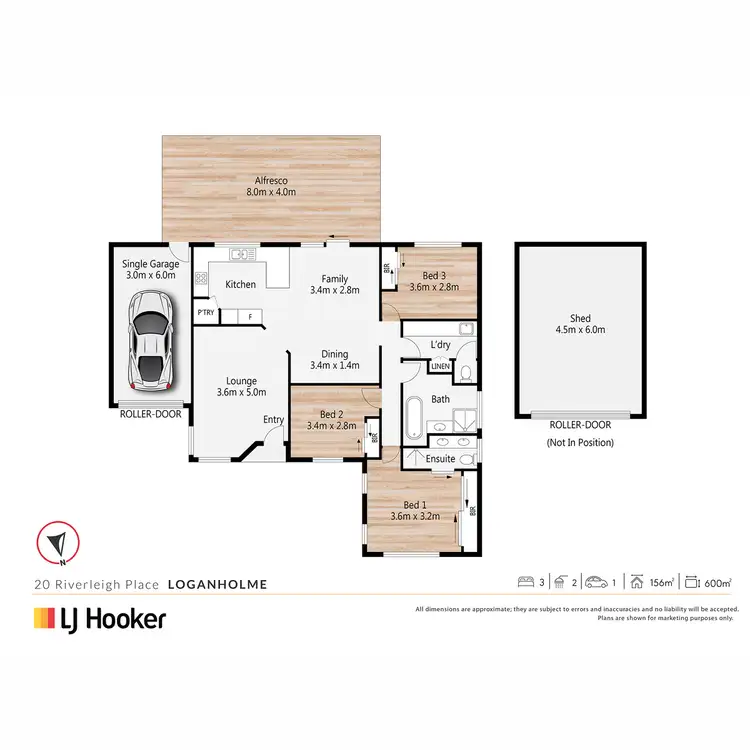 Floorplan of Homely house listing, 20 Riverleigh Place, Loganholme QLD 4129