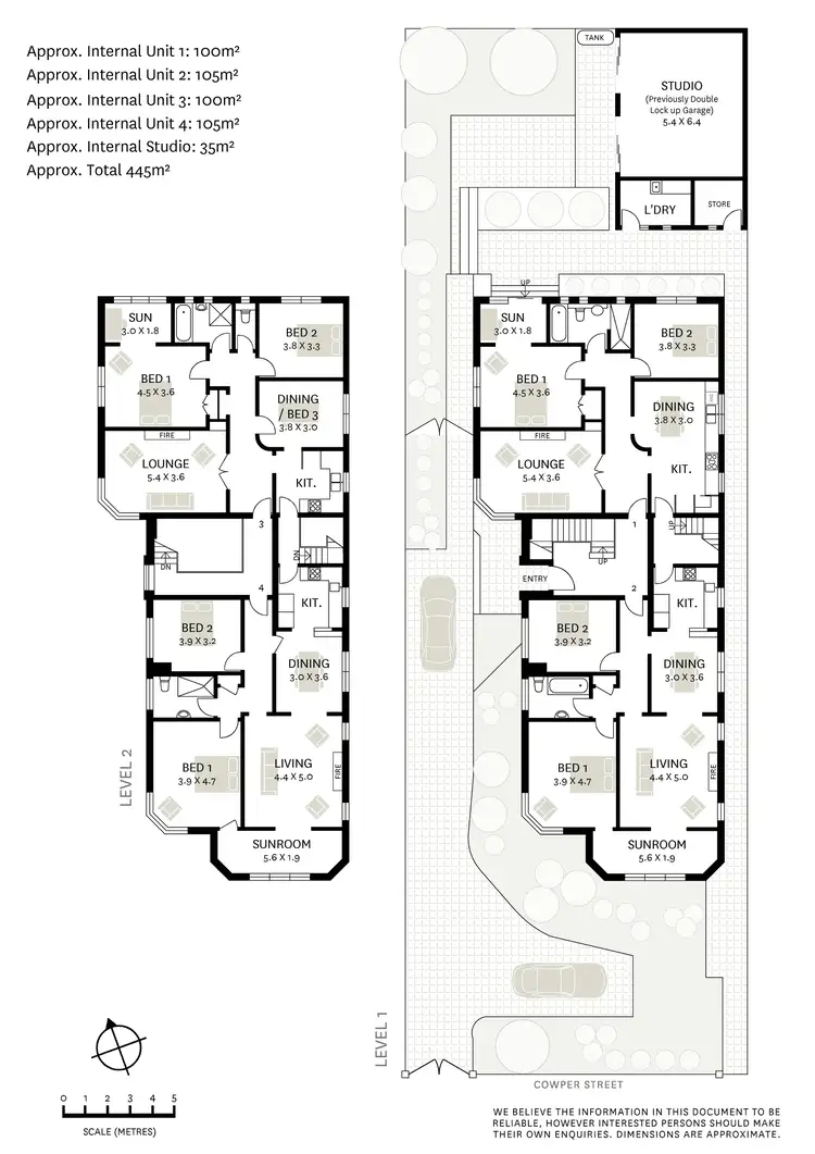 Floorplan of Homely block of units listing, 87 Cowper Street, Randwick NSW 2031