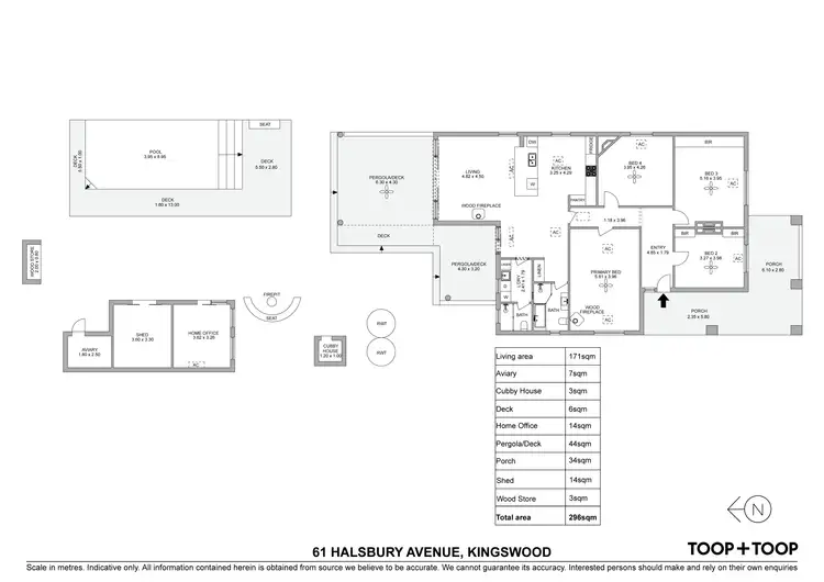 Floorplan of Homely house listing, 61 Halsbury Avenue, Kingswood SA 5062