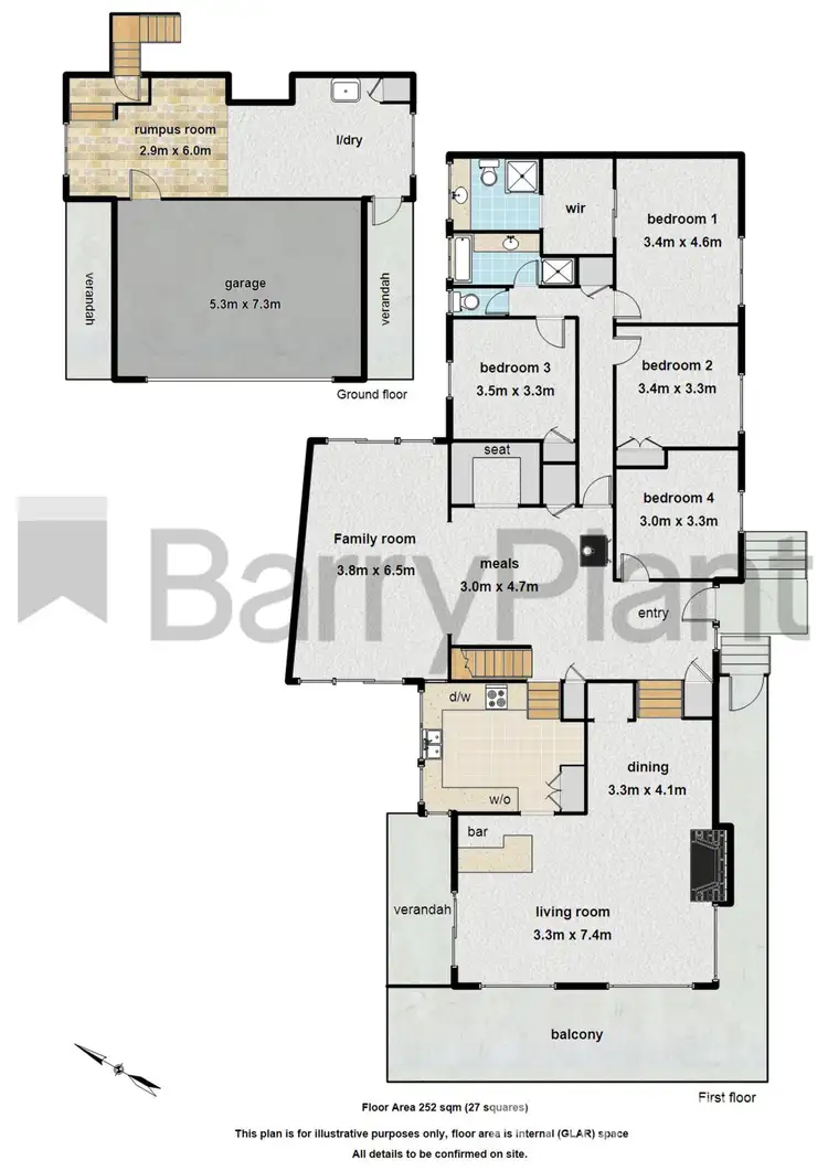 Floorplan of Homely house listing, 46 Westlands Road, Emerald VIC 3782