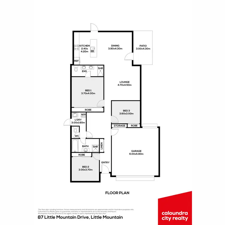 Floorplan of Homely house listing, 87 Little Mountain Drive, Little Mountain QLD 4551