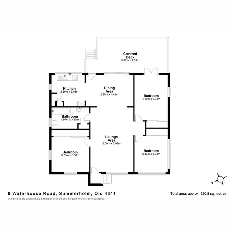 Floorplan of Homely house listing, 9 Waterhouse Road, Summerholm QLD 4341