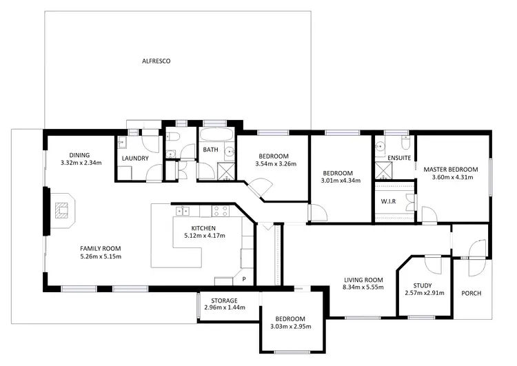 Floorplan of Homely house listing, 8 Hobbs Close, Yackandandah VIC 3749