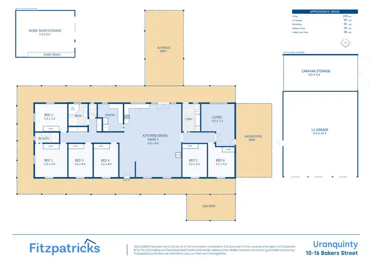Floorplan of Homely house listing, 10-16 Baker Street, Uranquinty NSW 2652