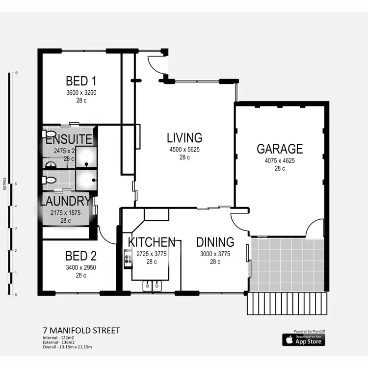 Floorplan of Homely townhouse listing, 7 Manifold Street, Warrnambool VIC 3280