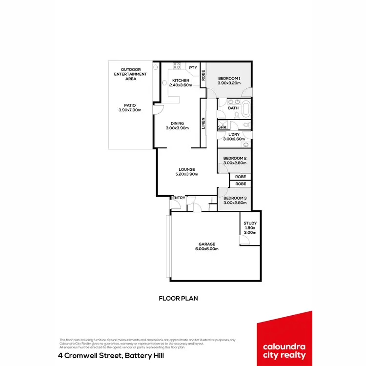 Floorplan of Homely house listing, 4 Cromwell Street, Battery Hill QLD 4551