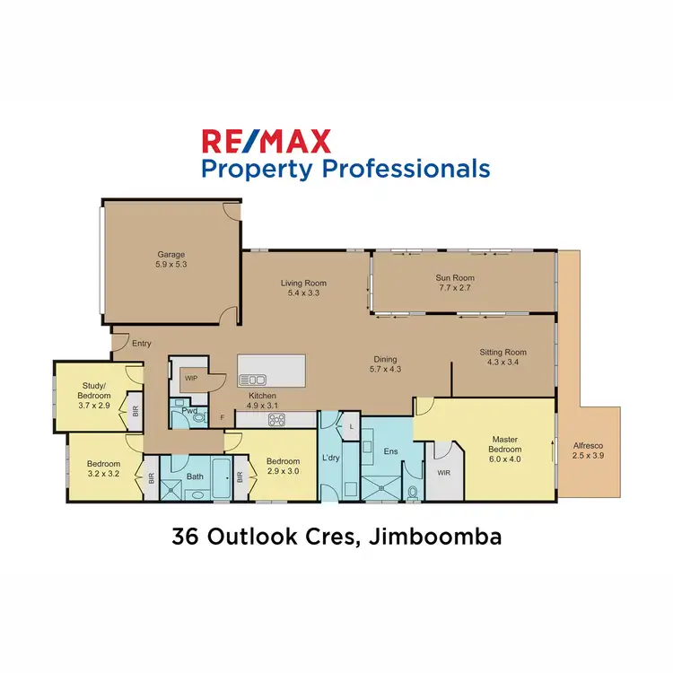Floorplan of Homely house listing, 36 Outlook Crescent, Flagstone QLD 4280