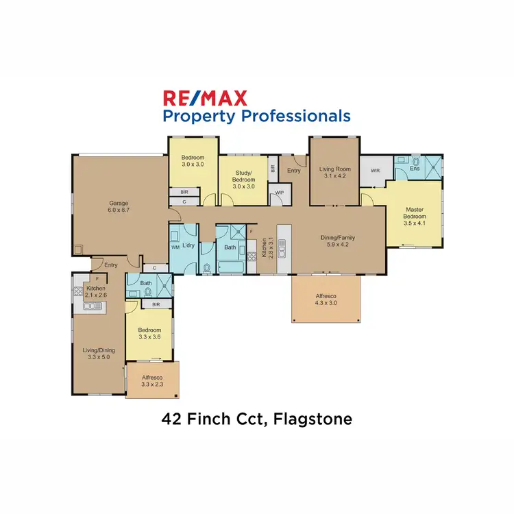 Floorplan of Homely house listing, 42 Finch Circuit, Flagstone QLD 4280
