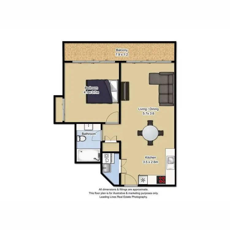 Floorplan of Homely apartment listing, 903/32 Leichhardt Street, Spring Hill QLD 4000