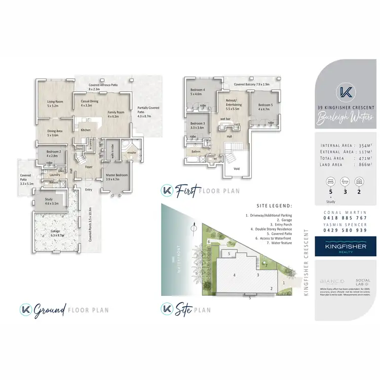 Floorplan of Homely house listing, 32 & 125/32 Kingfisher Crescent, Burleigh Waters QLD 4220