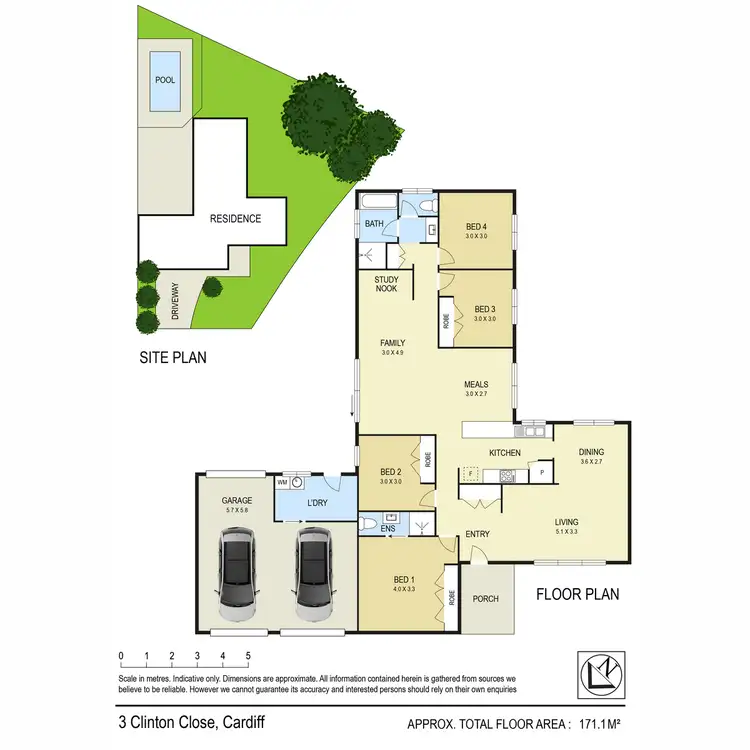 Floorplan of Homely house listing, 3 Clinton Close, Cardiff NSW 2285
