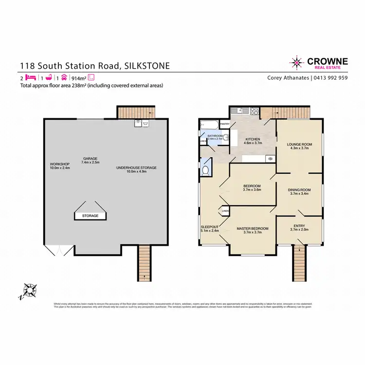 Floorplan of Homely house listing, 118 South Station Road, Silkstone QLD 4304