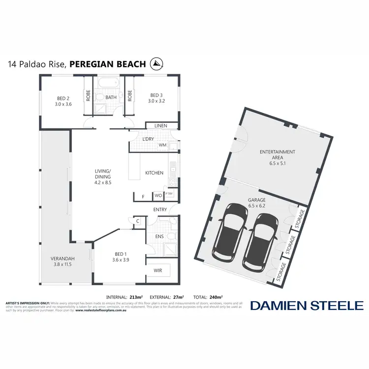 Floorplan of Homely house listing, 14 Paldao Rise, Peregian Beach QLD 4573