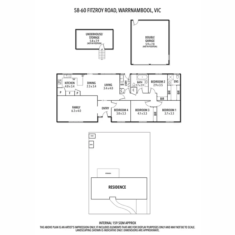 Floorplan of Homely house listing, 58-60 Fitzroy Road, Warrnambool VIC 3280