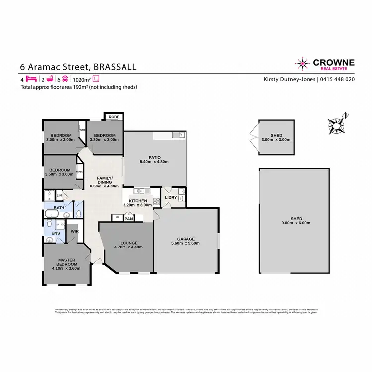 Floorplan of Homely house listing, 6 Aramac Street, Brassall QLD 4305