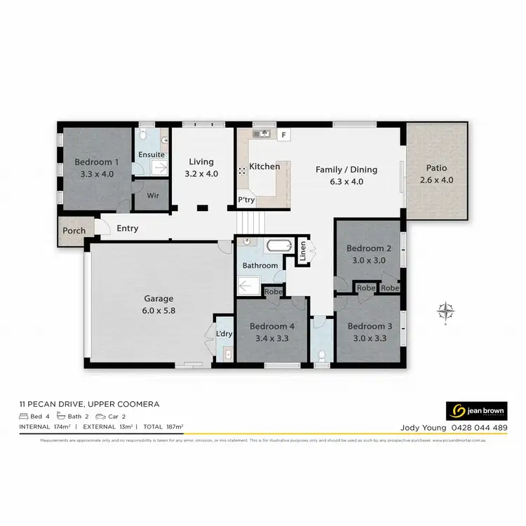 Floorplan of Homely house listing, 11 Pecan Drive, Upper Coomera QLD 4209