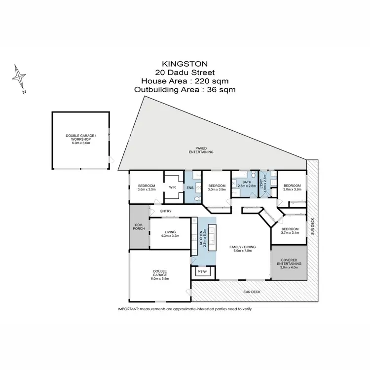 Floorplan of Homely house listing, 20 Dadu Street, Kingston TAS 7050