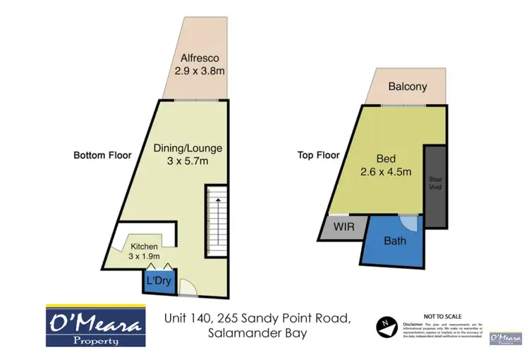 Floorplan of Homely apartment listing, 140/265 SANDY Point, Salamander Bay NSW 2317