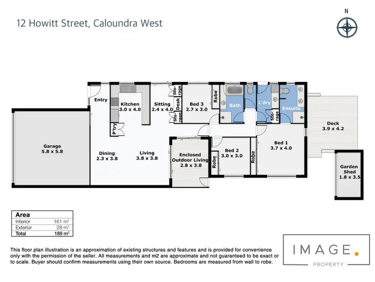 Floorplan of Homely house listing, 12 Howitt Street, Caloundra West QLD 4551