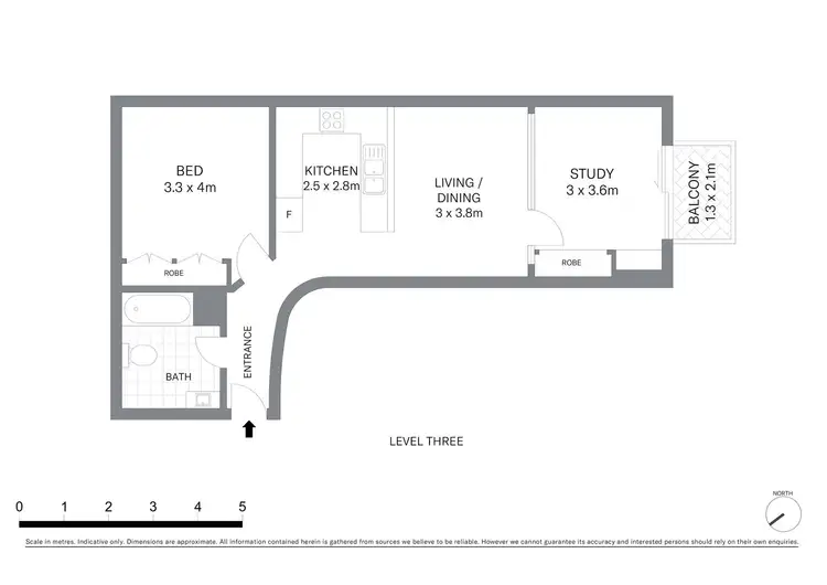 Floorplan of Homely apartment listing, 311/243 Pyrmont Street, Pyrmont NSW 2009