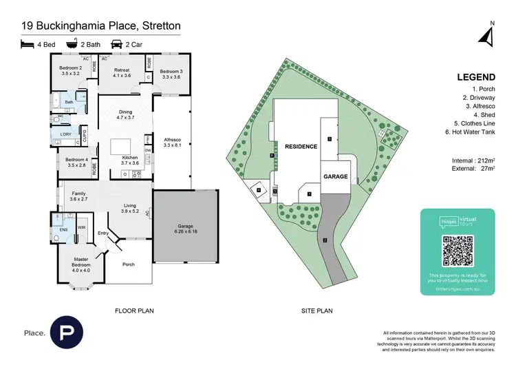 Floorplan of Homely house listing, 19 Buckinghamia Place, Stretton QLD 4116