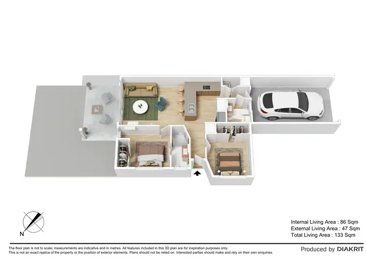 Floorplan of Homely unit listing, 5/235 Lacey Road, Bald Hills QLD 4036