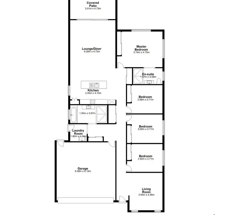 Floorplan of Homely house listing, 30 Zephyr Street, Griffin QLD 4503