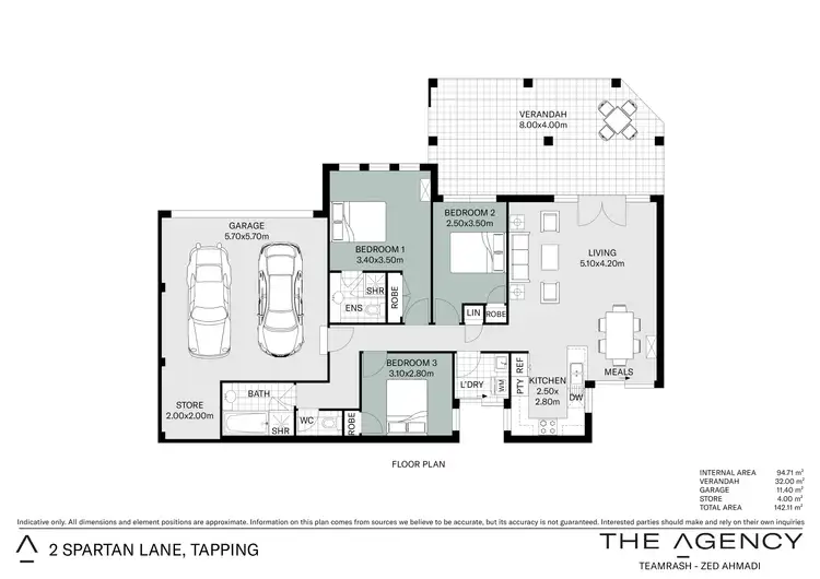 Floorplan of Homely house listing, 2 Spartan Lane, Tapping WA 6065