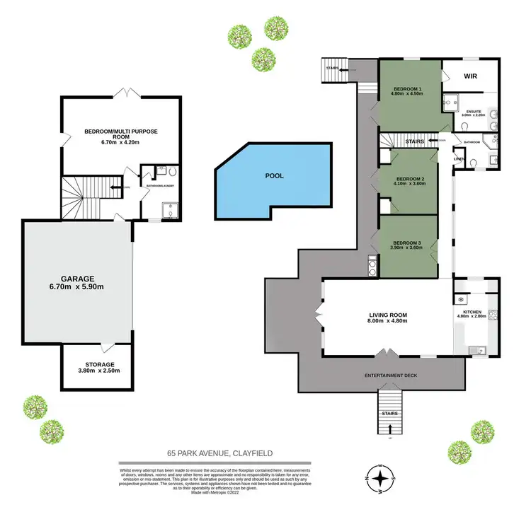 Floorplan of Homely house listing, 65 Park Avenue, Clayfield QLD 4011